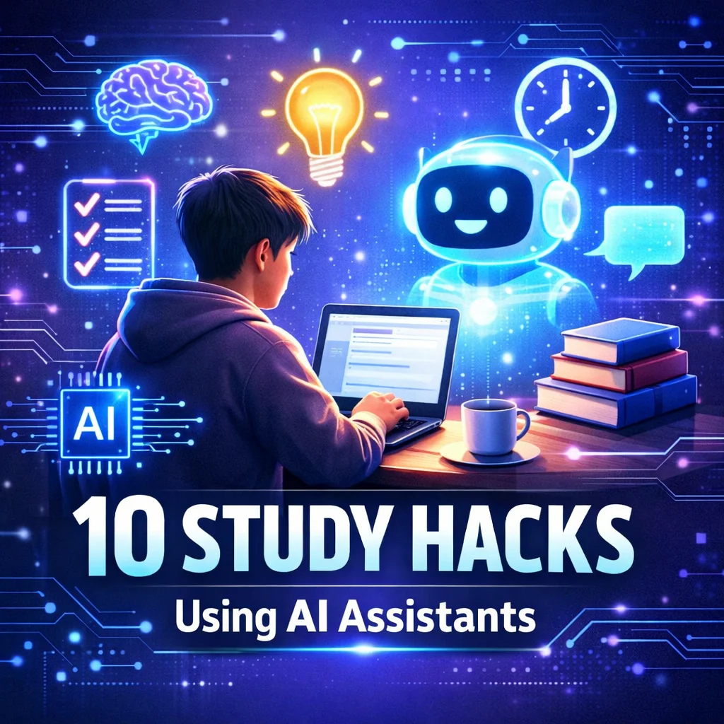 AI study hacks for students using free AI tools to save time and boost grades